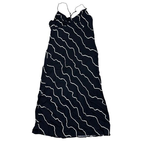 NWT Madewell Women's Layton Midi Slip Dress Size 14 Squiggle‎ Print Multicolor - Picture 4 of 11